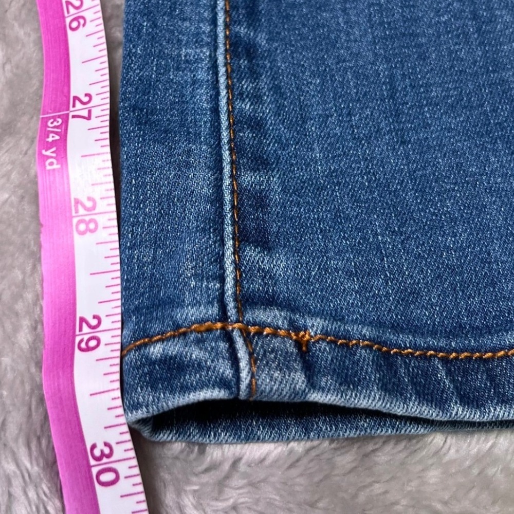 Monkey Ride Womens Size 9/29 Jeans Lace Up Front Flare Leg High Rise Denim Blue - Picture 10 of 14